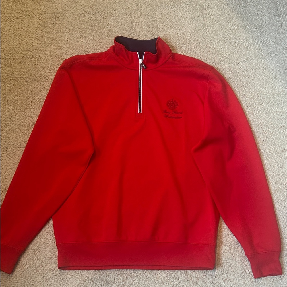 Fairway & Green Trump National Westchester Tech Golf 1/4 zip pullover jacket